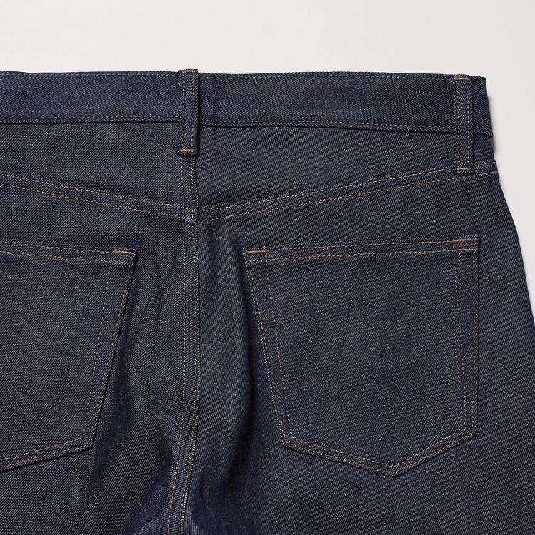 Uniqlo Selvedge Stretch Slim Fit Džínsy Panske Námornícka Modrá | HCGMKV-846