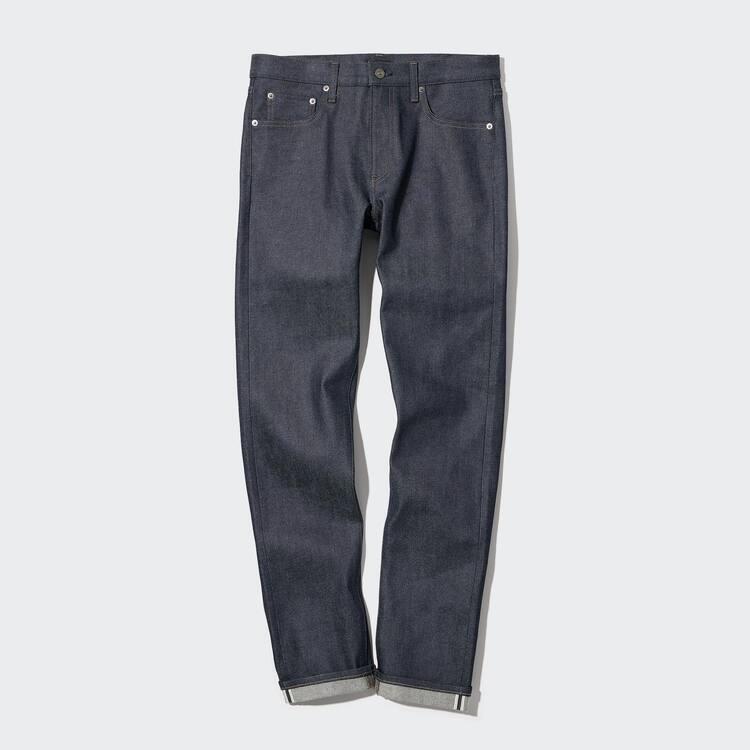 Uniqlo Selvedge Stretch Slim Fit Džínsy Panske Námornícka Modrá | MZGWLH-736