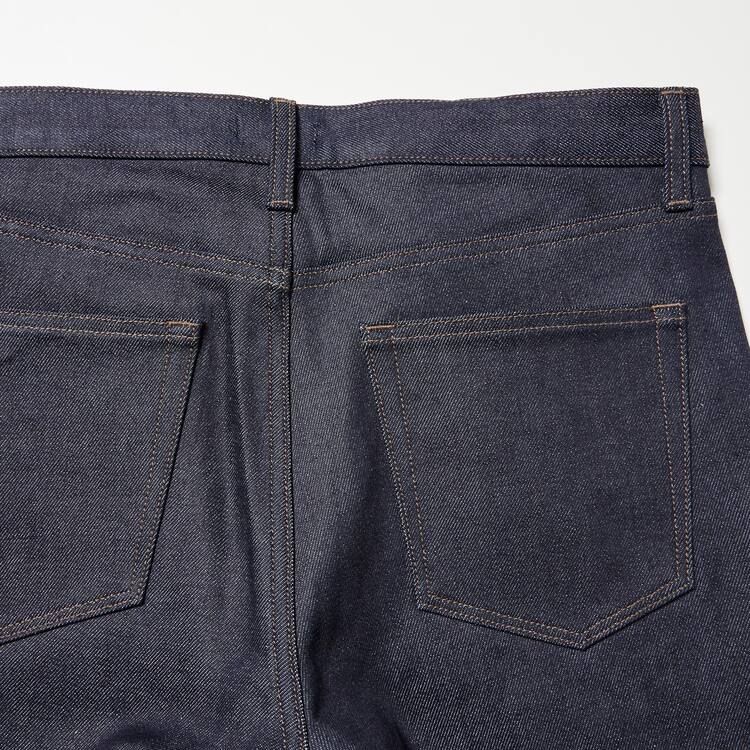 Uniqlo Selvedge Stretch Slim Fit Džínsy Panske Námornícka Modrá | MZGWLH-736