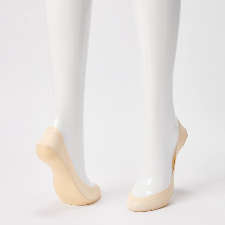 Uniqlo Sheer Invisible No-show (Three Pairs) Ponozky Damske Béžové | ZSWOYB-635