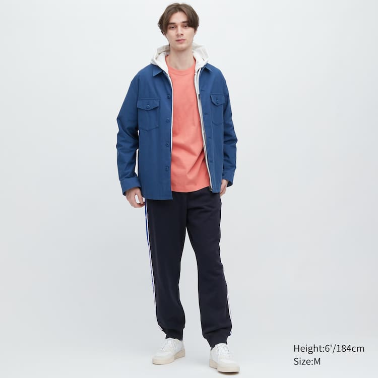 Uniqlo Side Pruhované Jogger Nohavice Panske Námornícka Modrá | BGDMFI-035
