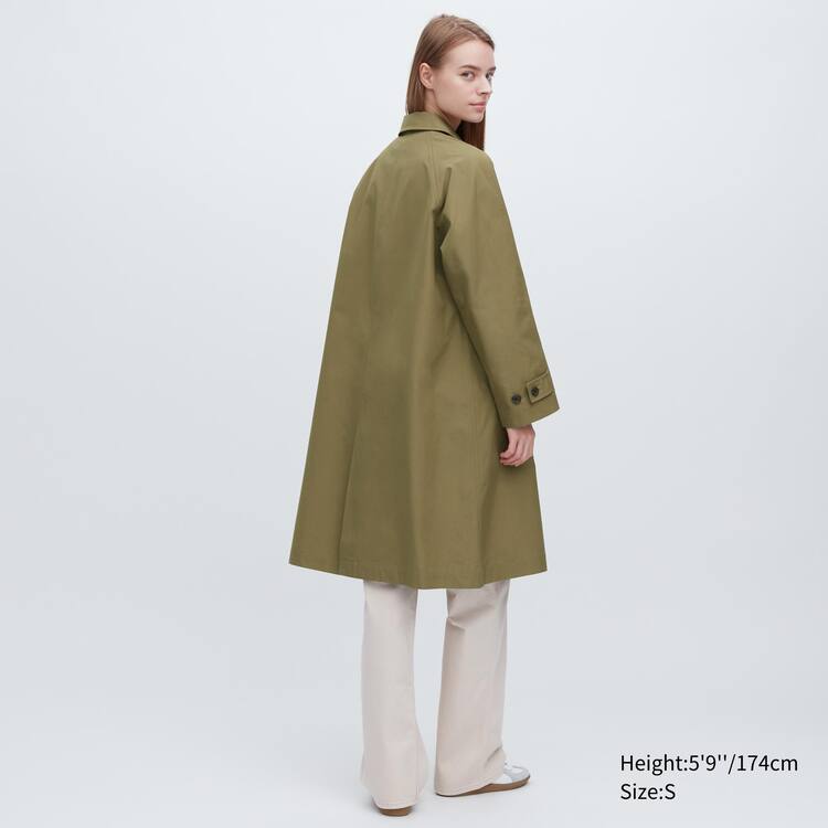 Uniqlo Single Breasted Kabáty Damske Olivovo Zelená | LGTWXH-401