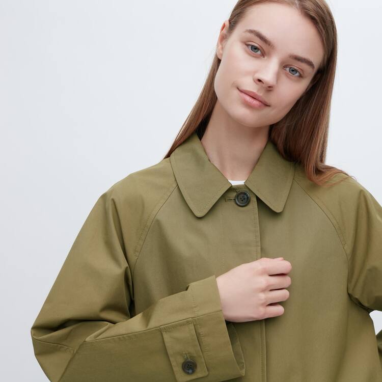 Uniqlo Single Breasted Kabáty Damske Olivovo Zelená | LGTWXH-401