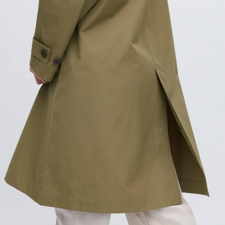 Uniqlo Single Breasted Kabáty Damske Olivovo Zelená | LGTWXH-401