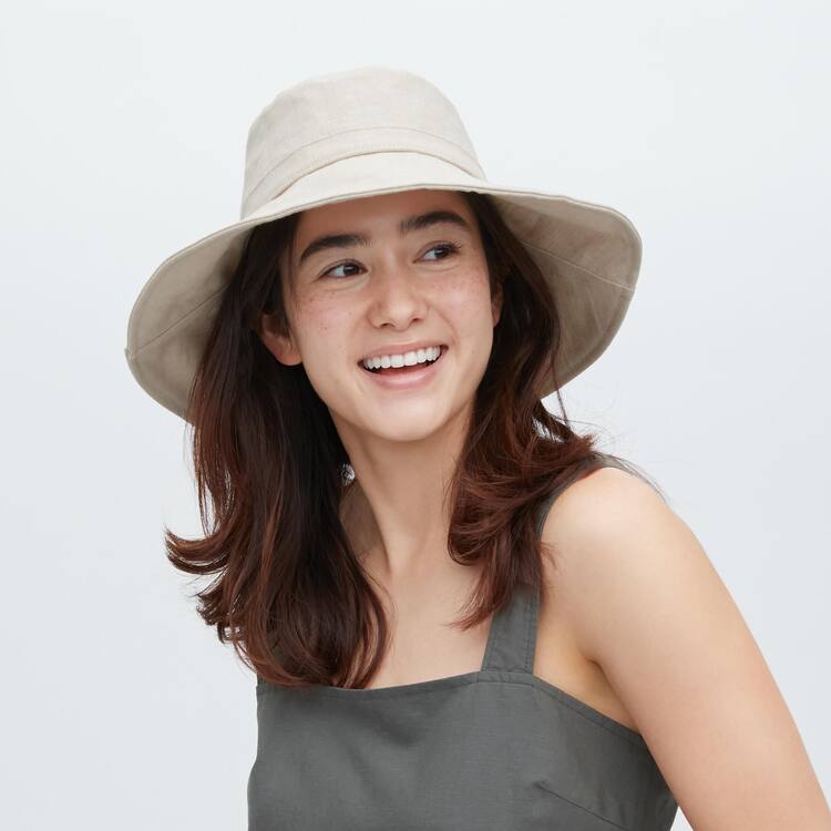Uniqlo Siroke Topanky Brim Klobuky Damske Béžové | PUAOYI-372