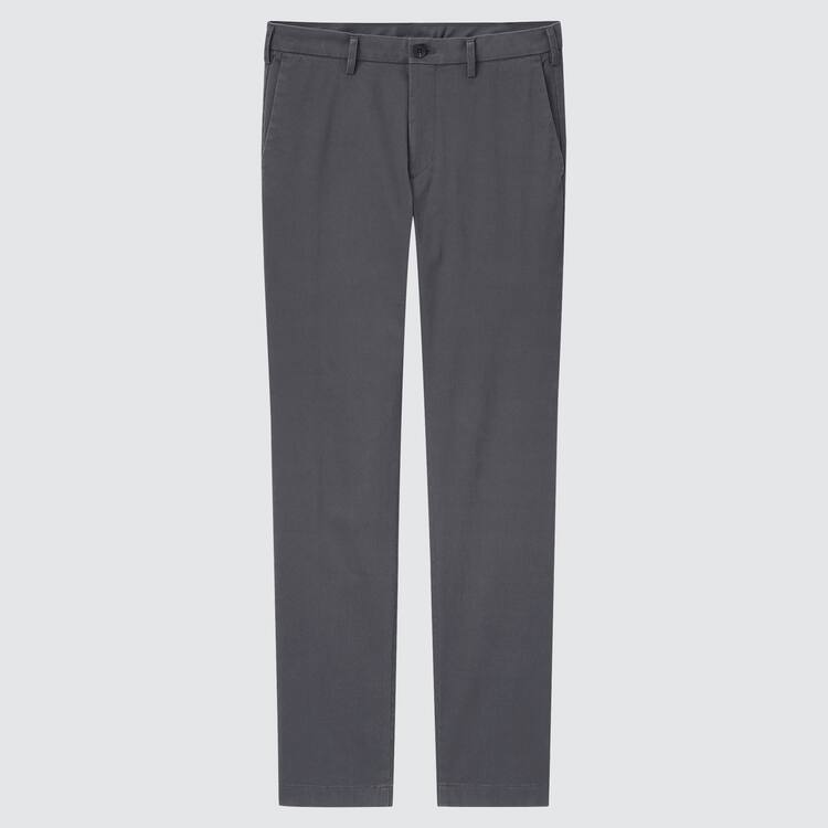 Uniqlo Slim Fit Chinos Nohavice Panske Siva | GUSYIV-580