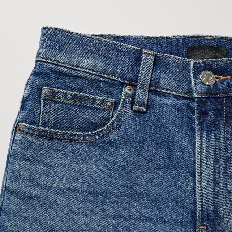 Uniqlo Slim Fit Rovno Leg Džínsy Damske Modre | VDMJBO-795