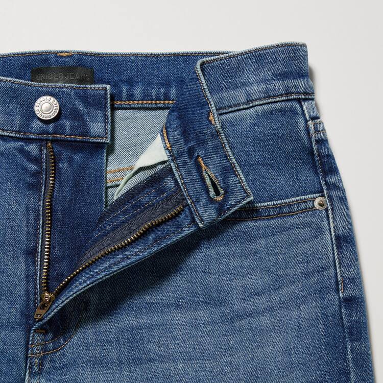 Uniqlo Slim Fit Rovno Leg Džínsy Damske Modre | VDMJBO-795