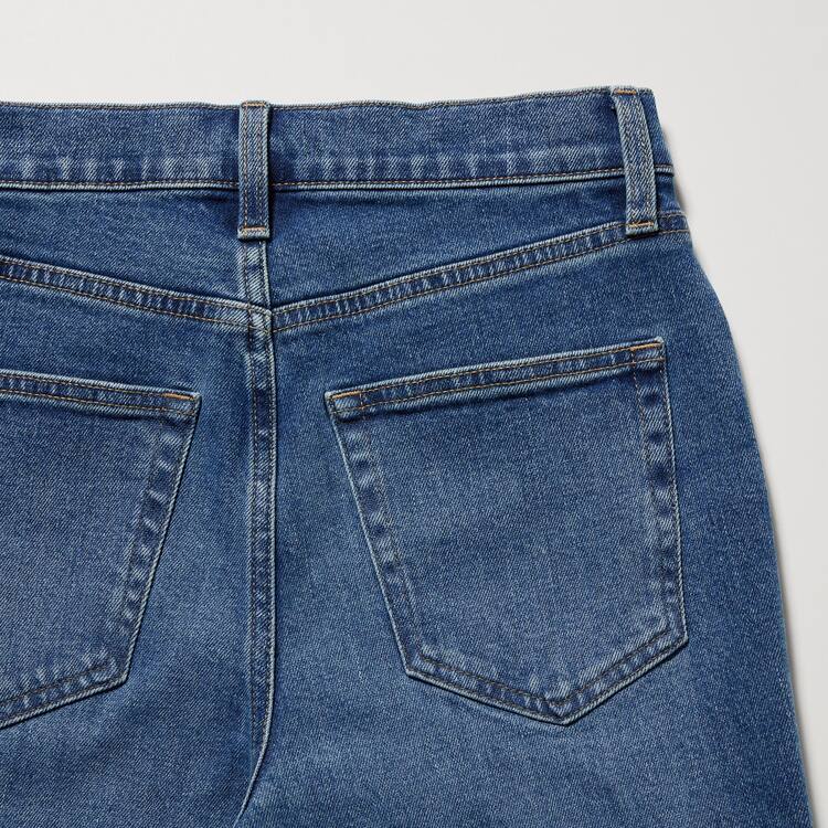 Uniqlo Slim Fit Rovno Leg Džínsy Damske Modre | VDMJBO-795