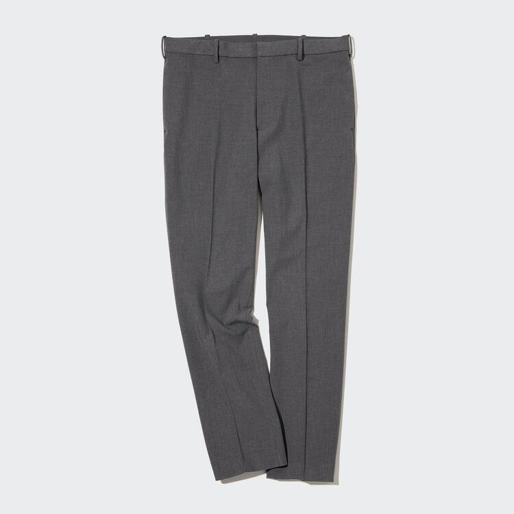 Uniqlo Smart Ankle Length (Long) Nohavice Panske Siva | FSRBUO-384