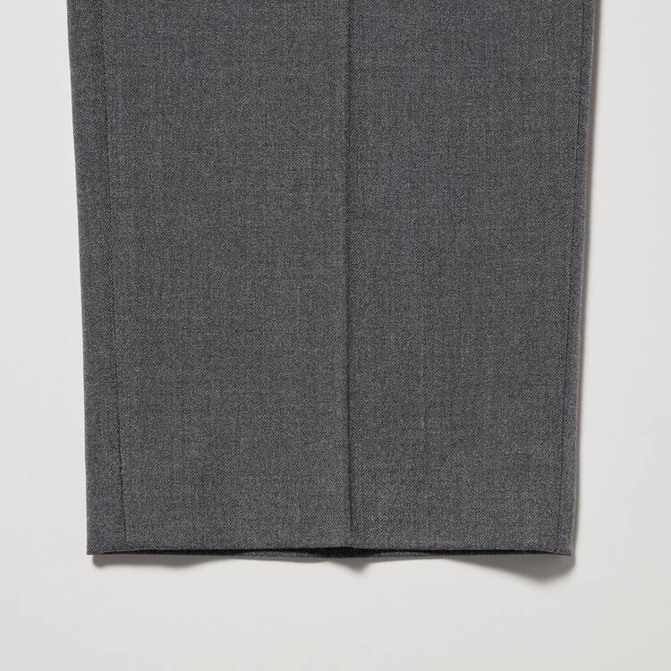 Uniqlo Smart Ankle Length (Long) Nohavice Panske Siva | FSRBUO-384
