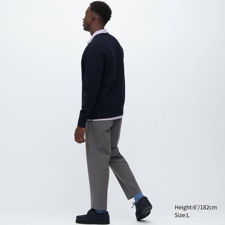 Uniqlo Smart Ankle Length Nohavice Panske Siva | TNXKVW-590