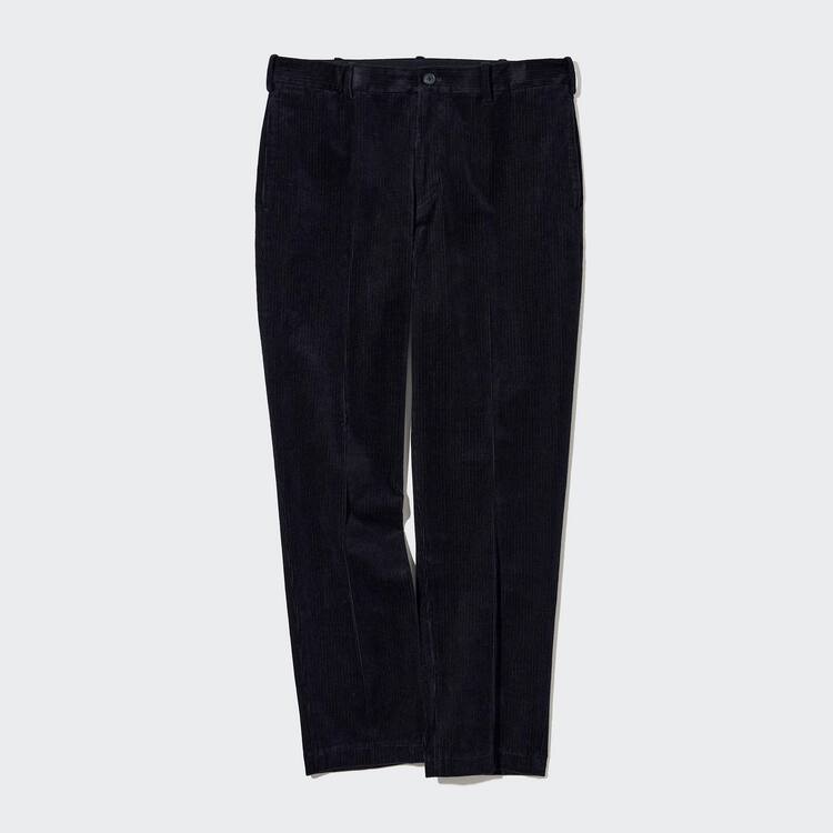 Uniqlo Smart Corduroy Ankle Length (Long) Nohavice Panske Námornícka Modrá | NRXJUD-906