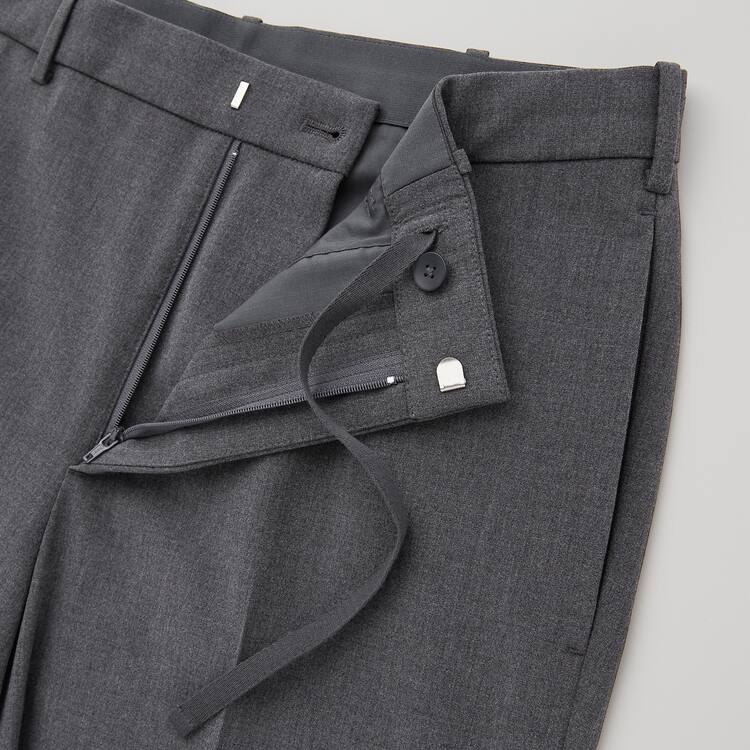 Uniqlo Smart Pohodlie Ankle Length (2021 Season) Nohavice Panske Siva | JRCLAQ-430