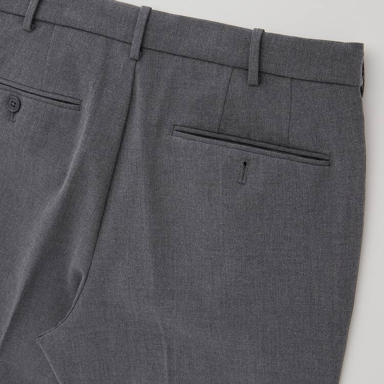 Uniqlo Smart Pohodlie Ankle Length (2021 Season) Nohavice Panske Siva | JRCLAQ-430