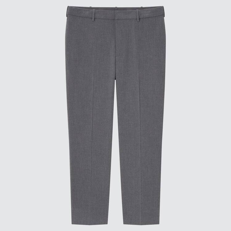 Uniqlo Smart Pohodlie Ankle Length (2021 Season) Nohavice Panske Siva | JRCLAQ-430