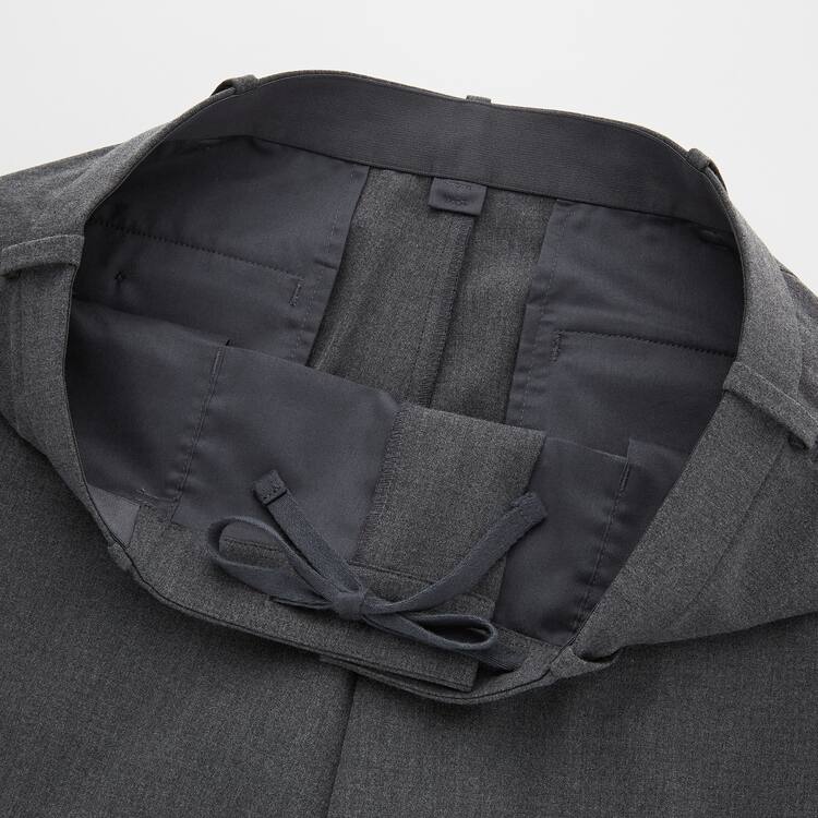Uniqlo Smart Pohodlie Ankle Length (Long) (2021 Season) Nohavice Panske Siva | AZPWXK-841
