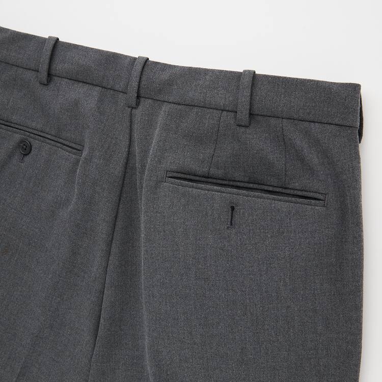 Uniqlo Smart Pohodlie Ankle Length (Long) (2021 Season) Nohavice Panske Siva | AZPWXK-841