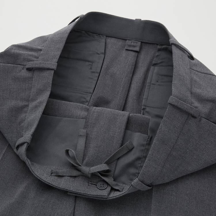 Uniqlo Smart Pohodlie Ankle Length (Long) Nohavice Panske Siva | ESLIOX-690