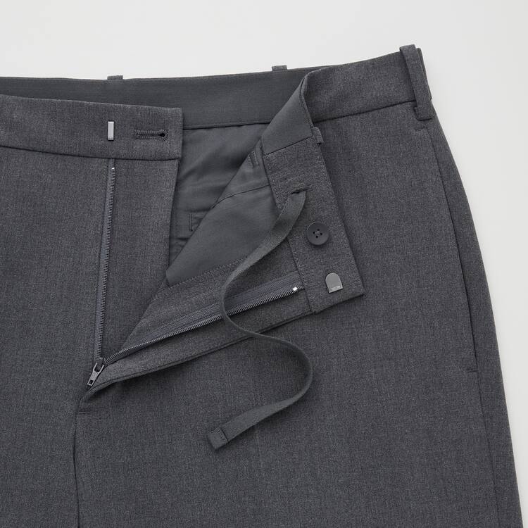 Uniqlo Smart Pohodlie Ankle Length (Long) Nohavice Panske Siva | ESLIOX-690