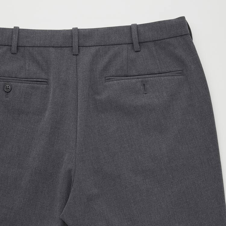 Uniqlo Smart Pohodlie Ankle Length (Long) Nohavice Panske Siva | ESLIOX-690