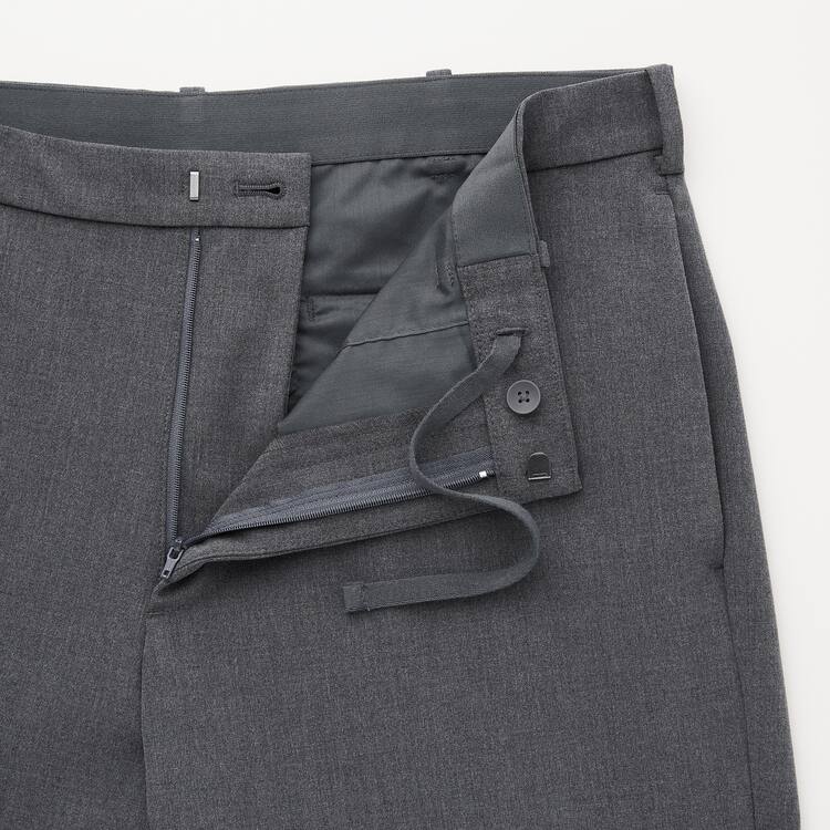 Uniqlo Smart Pohodlie Ankle Length (Long) (2021 Season) Nohavice Panske Siva | ZIPNFH-413
