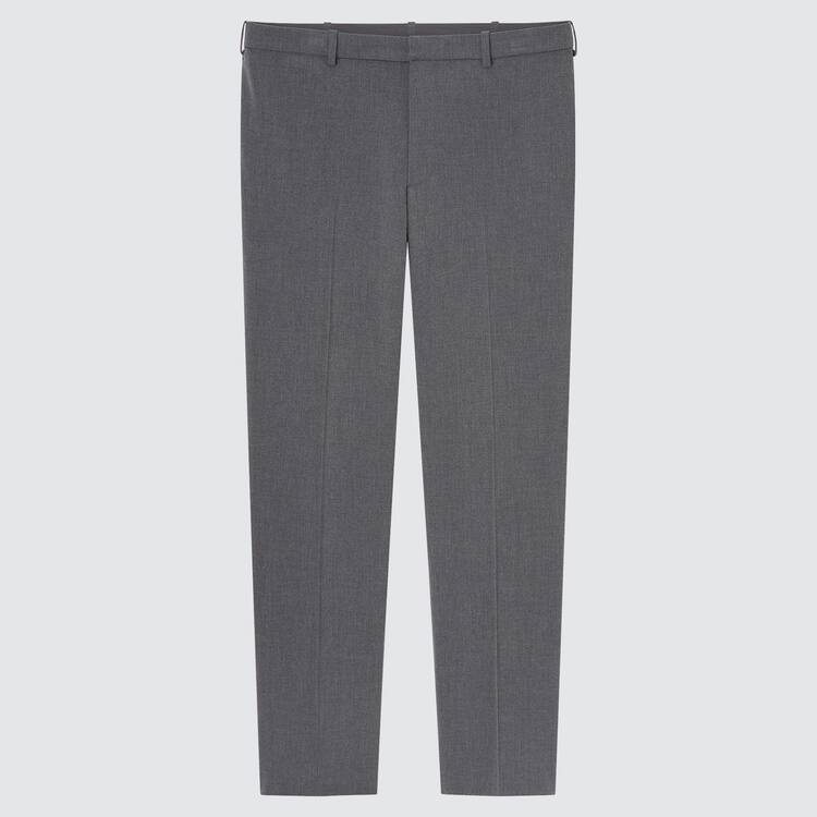 Uniqlo Smart Pohodlie Ankle Length (Long) (2021 Season) Nohavice Panske Siva | ZIPNFH-413