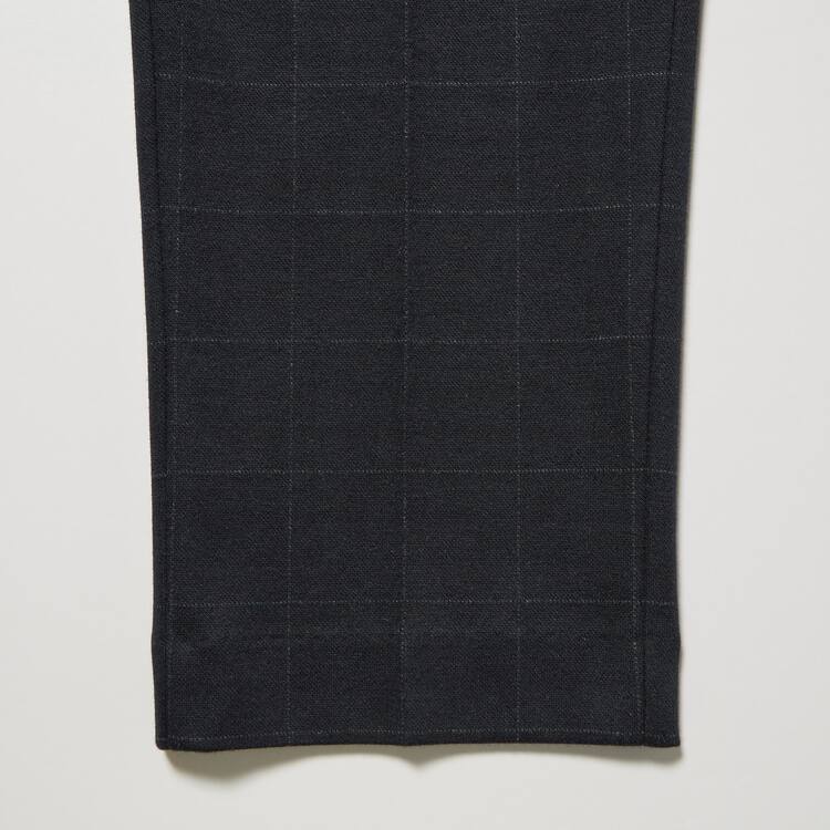 Uniqlo Smart Windowpane Checked Ankle Length Nohavice Panske Námornícka Modrá | OHLUQR-386