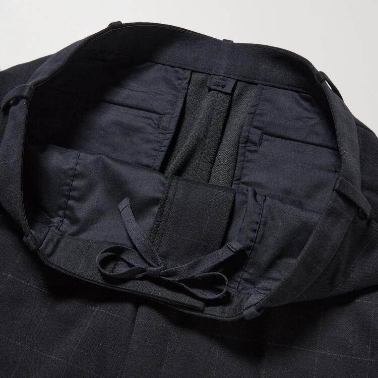 Uniqlo Smart Windowpane Checked Ankle Length Nohavice Panske Námornícka Modrá | OHLUQR-386
