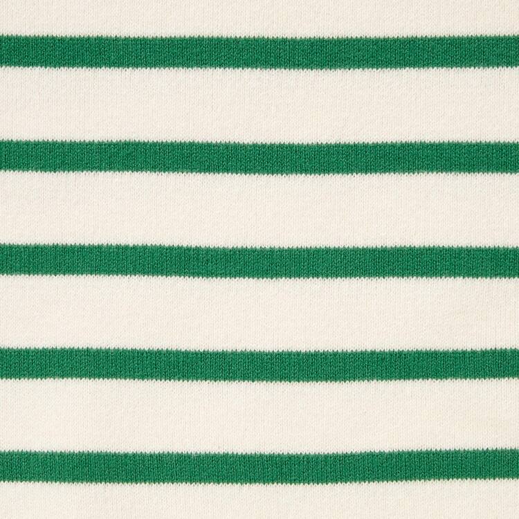 Uniqlo Smooth Bavlnene Knit Pruhované Long Sleeved Saty Damske Biele Zelene | WACYHB-985