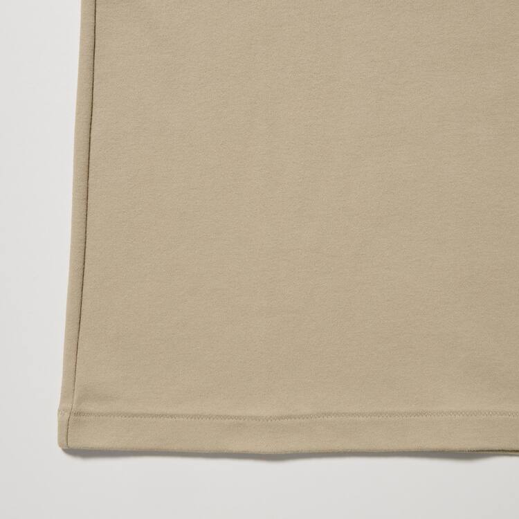 Uniqlo Smooth Stretch Bavlnene Turtleneck Long Sleeved Topy Damske Béžové | QAFNYM-981