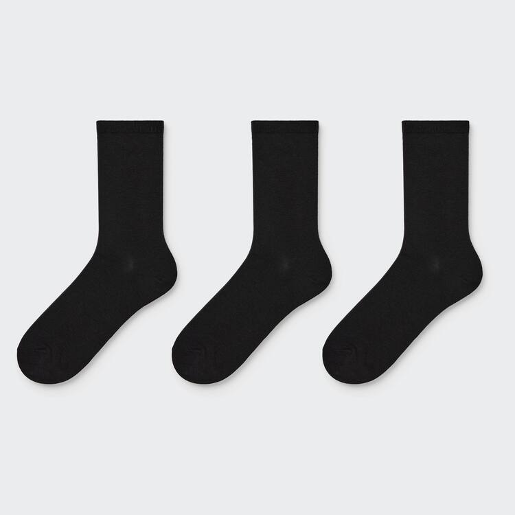 Uniqlo Socks (Three Pairs) Ponozky Damske Čierne | EZGLKJ-307