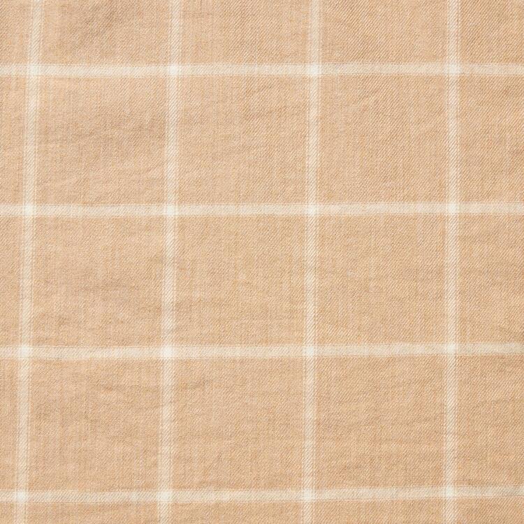 Uniqlo Soft Brushed Checked Long Sleeved Kosele Damske Béžové | LGCHAI-305