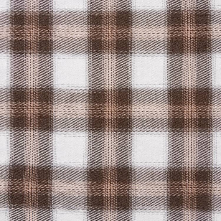 Uniqlo Soft Brushed Checked Long Sleeved Kosele Damske Hnede | NWTMHE-542