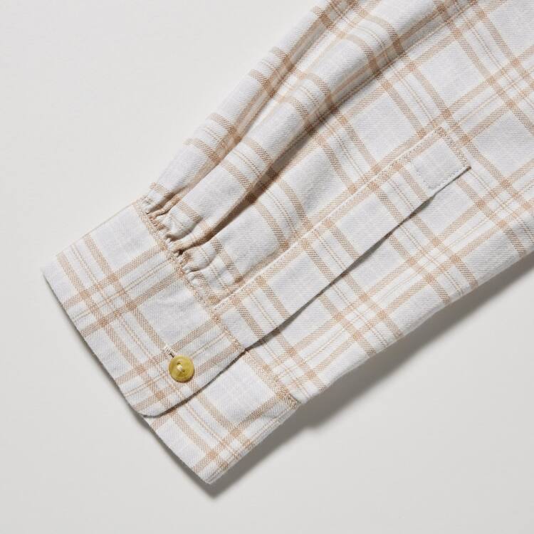 Uniqlo Soft Brushed Checked Long Sleeved Kosele Damske Svetlo Siva | UECNSH-892