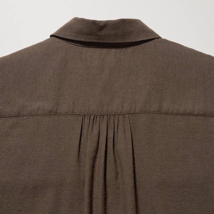 Uniqlo Soft Brushed Long Sleeved Kosele Damske Siva | CMXYDP-720