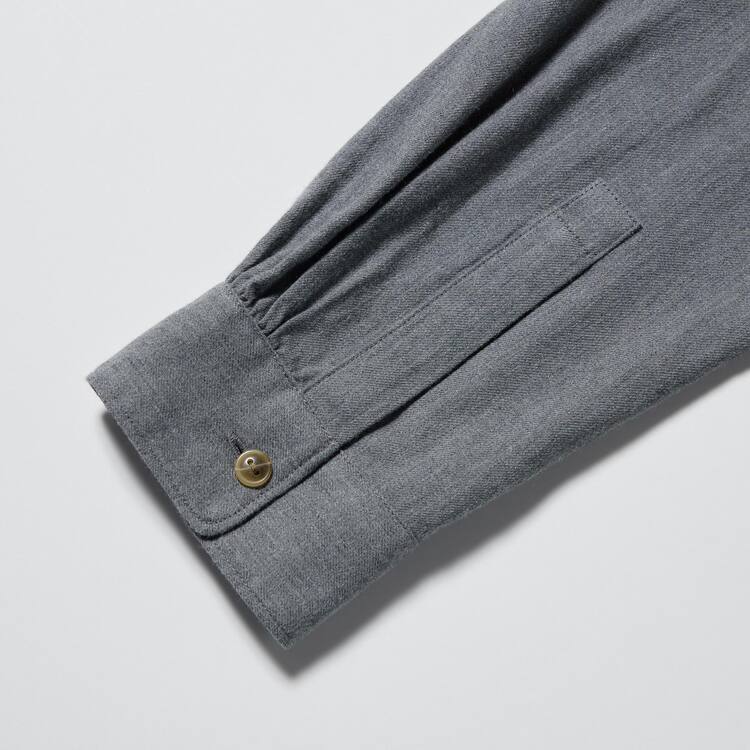 Uniqlo Soft Brushed Long Sleeved Kosele Damske Siva | XCVZKD-068