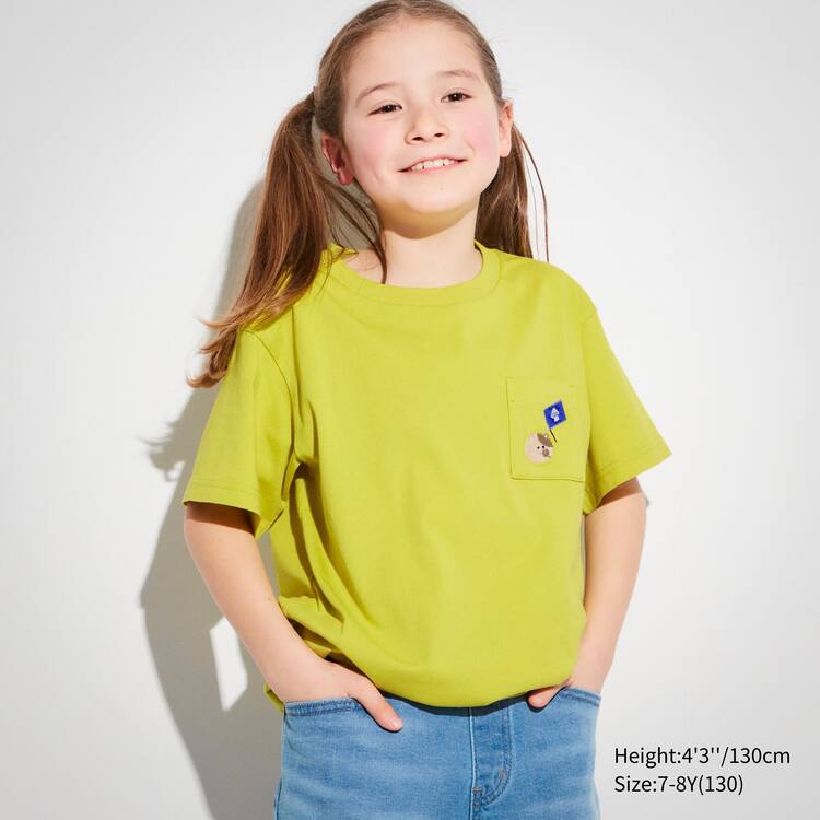 Uniqlo Splatoon 3 Ut Grafika Tricko Detske Žlté | OCTYVR-397