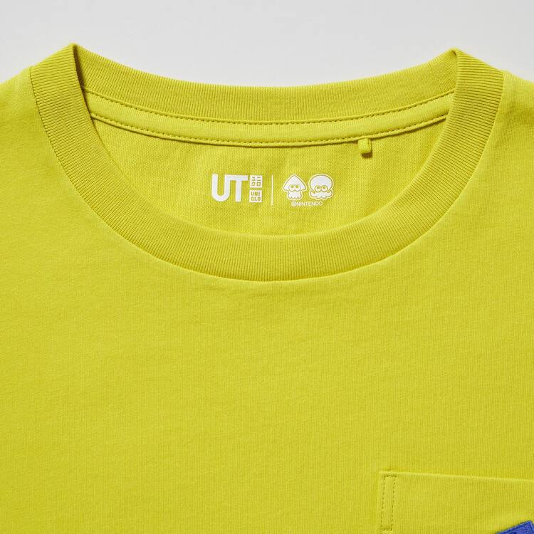 Uniqlo Splatoon 3 Ut Grafika Tricko Detske Žlté | OCTYVR-397