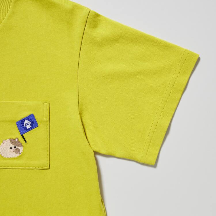 Uniqlo Splatoon 3 Ut Grafika Tricko Detske Žlté | OCTYVR-397