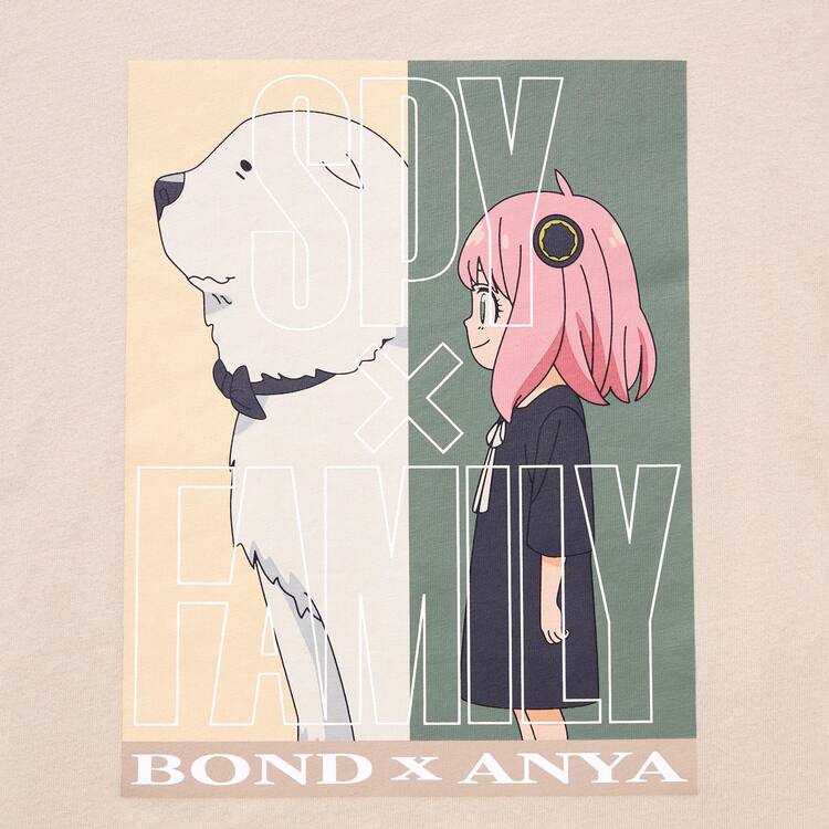 Uniqlo Spy X Family Ut Grafika Tricko Detske Béžové | TLVJSR-458