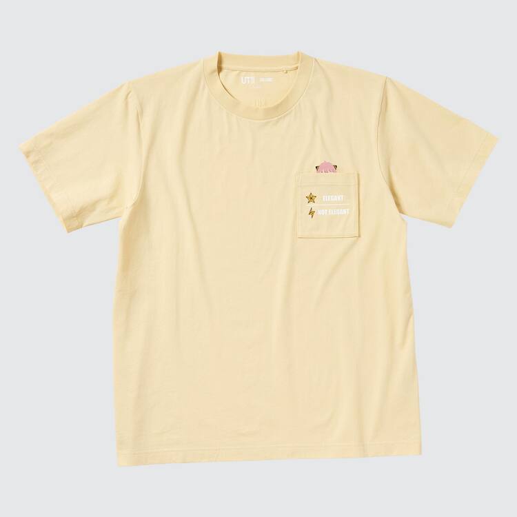 Uniqlo Spy X Family Ut Grafika Tricko Panske Žlté | IZCYGR-230