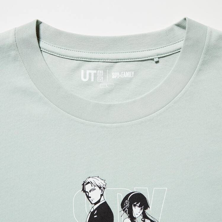 Uniqlo Spy X Family Ut Grafika Tricko Panske Svetlo Zelene | MZPSUX-256