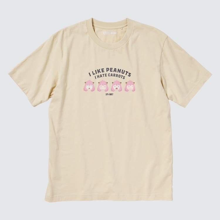 Uniqlo Spy X Family Ut Grafika Tricko Panske Béžové | SMIFBY-153