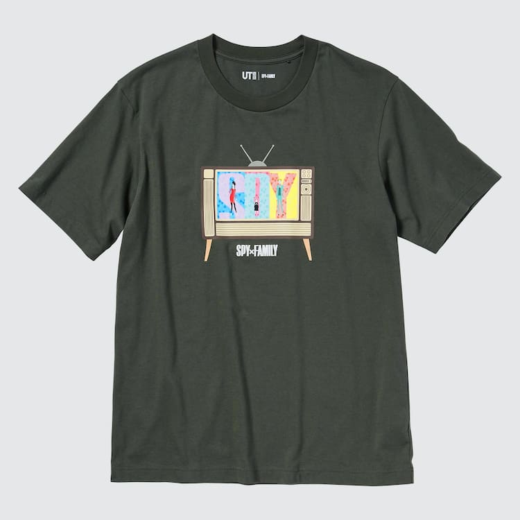 Uniqlo Spy X Family Ut Grafika Tricko Panske Tmavo Siva | ZEADGB-536