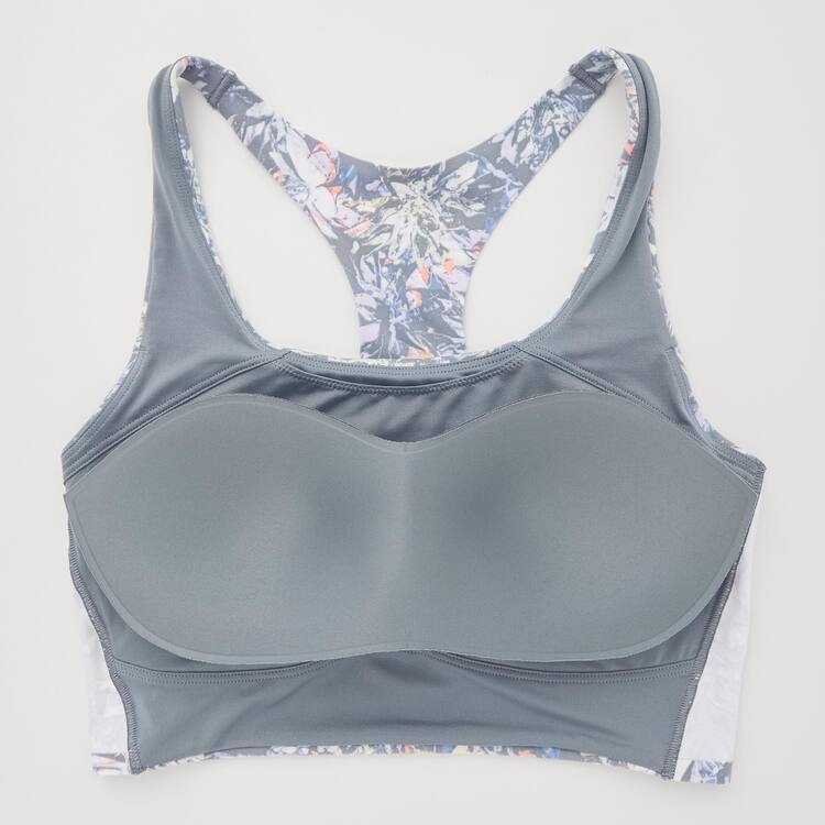 Uniqlo Square Neck Printed Active Wireless Podprsenky Damske Siva | FLUDIC-429