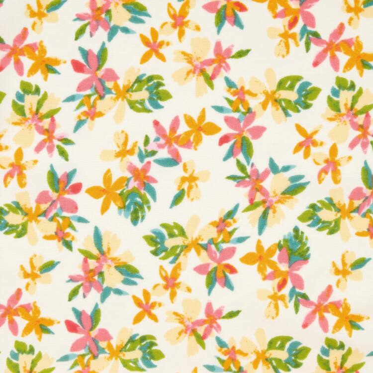 Uniqlo Stredne Rise Flower Print Frill Spodne Pradlo Damske Krém | YOSXHG-478