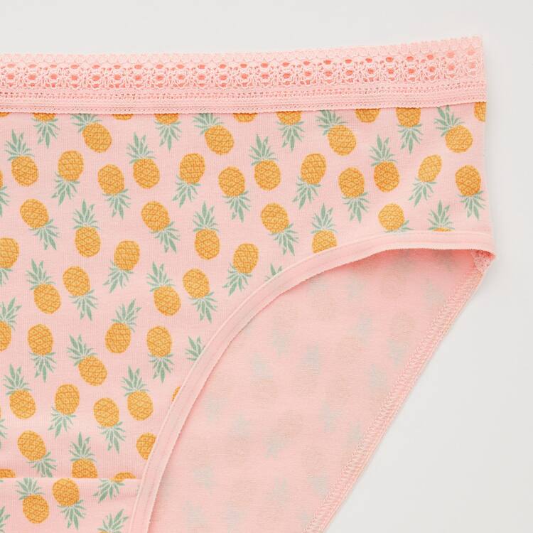 Uniqlo Stredne Rise Fruit Print Spodne Pradlo Damske Ruzove | ZCBNLK-304