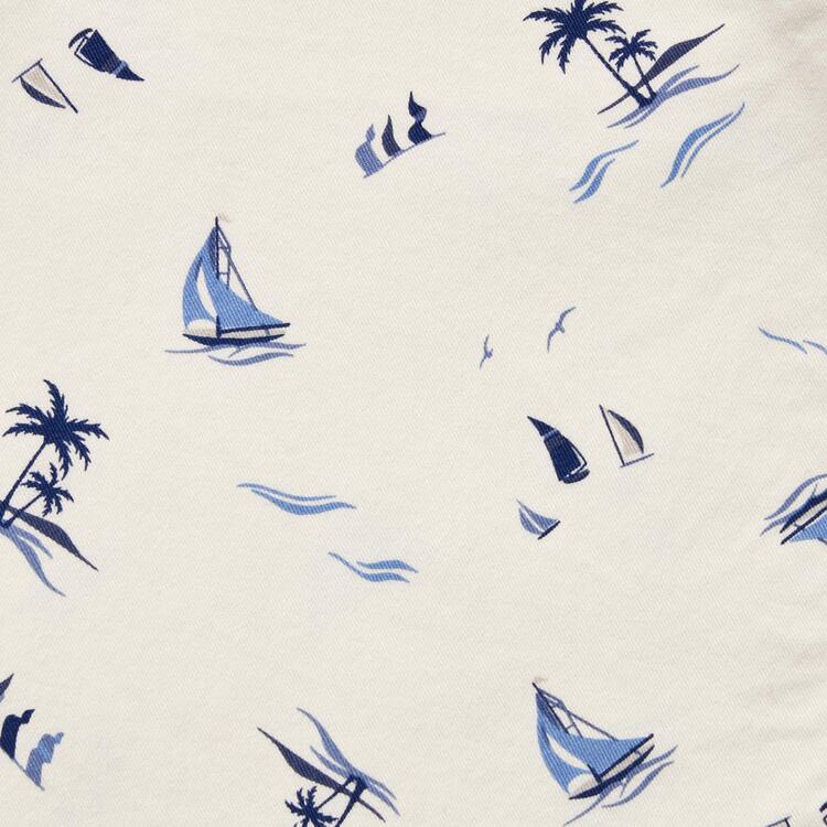 Uniqlo Stretch Printed Easy Sortky Detske Biele | TJWZKX-327