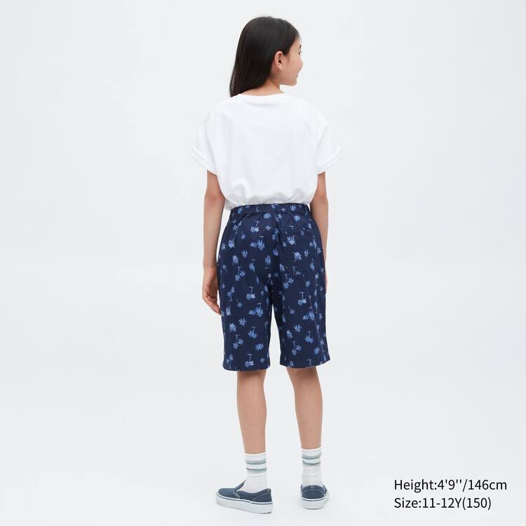 Uniqlo Stretch Printed Easy Sortky Detske Námornícka Modrá | TYIJHR-216